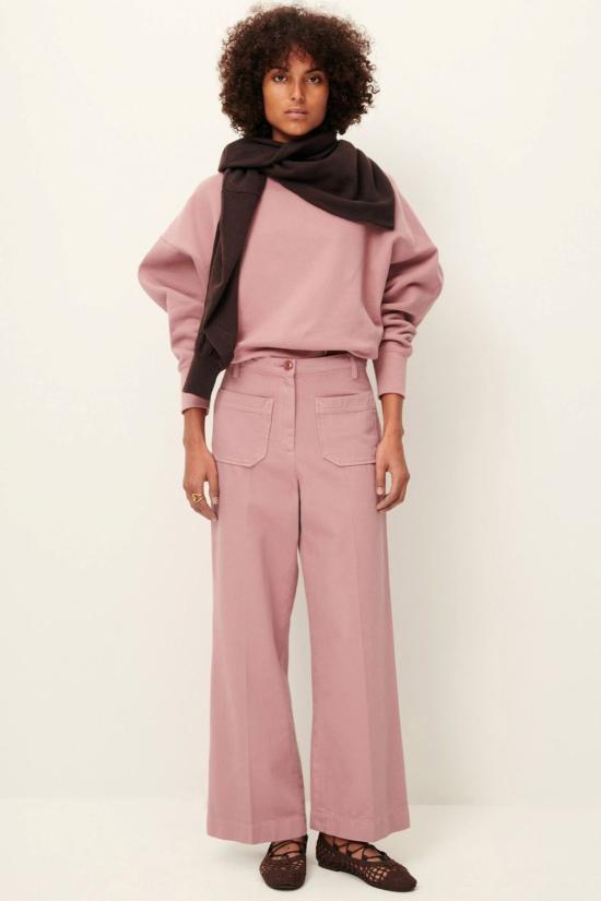  세선 크롭 팬츠 Sessun Aldricks 팬츠 Bois De Rose - SESSUN