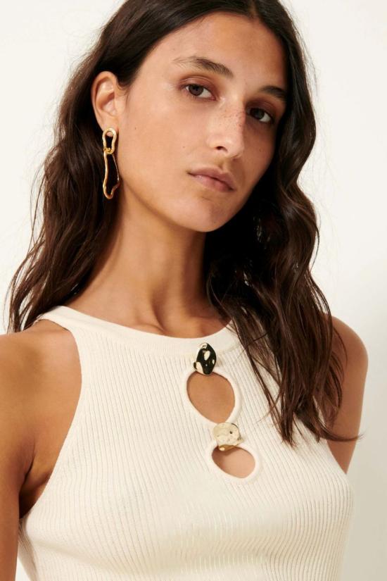  세순 민소매 티셔츠 Sessun Lona 탱크탑 Fleur De Sel - SESSUN