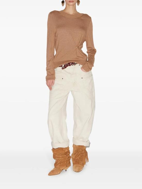  이자벨마랑 스웨터 PU0638FAC1L04I camel - ISABEL MARANT