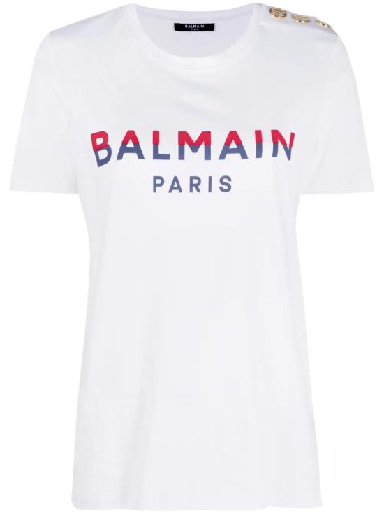  발망 반팔 티셔츠 BF1EF005BC46 white