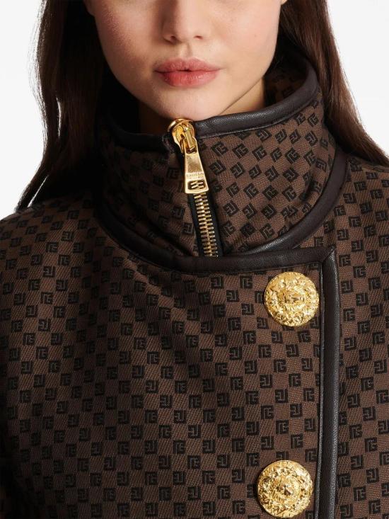  발망 자켓 BF0TP105CE44 brown - BALMAIN