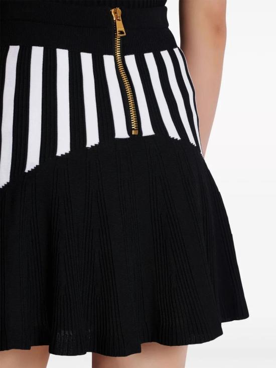  발망 숏 스커트 DF1LB663KG58 - BALMAIN