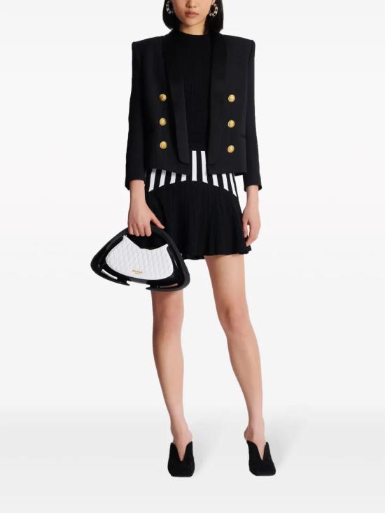  발망 숏 스커트 DF1LB663KG58 - BALMAIN