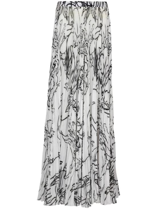  발망 미디 스커트 DFALE537XJ73 white