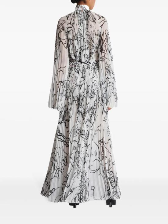  발망 미디 스커트 DFALE537XJ73 white - BALMAIN