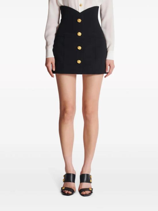  발망 숏팬츠 CF0LB027VB00 black - BALMAIN