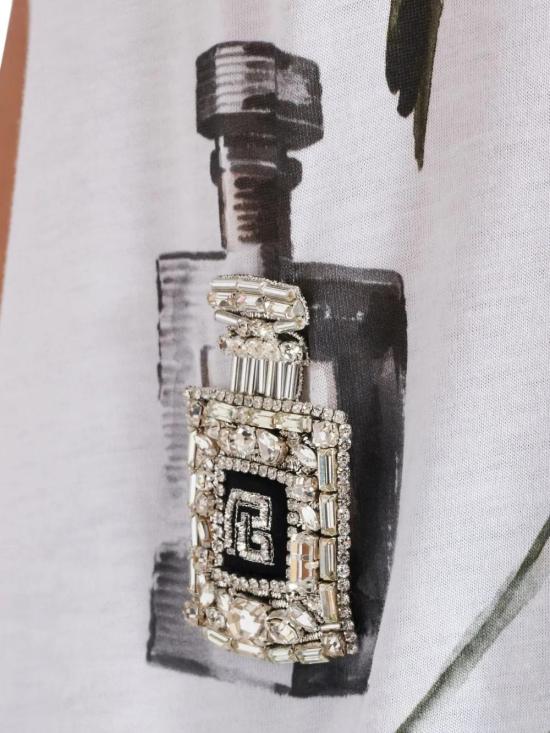  발망 반팔 티셔츠 EF0EG129GE86 white - BALMAIN