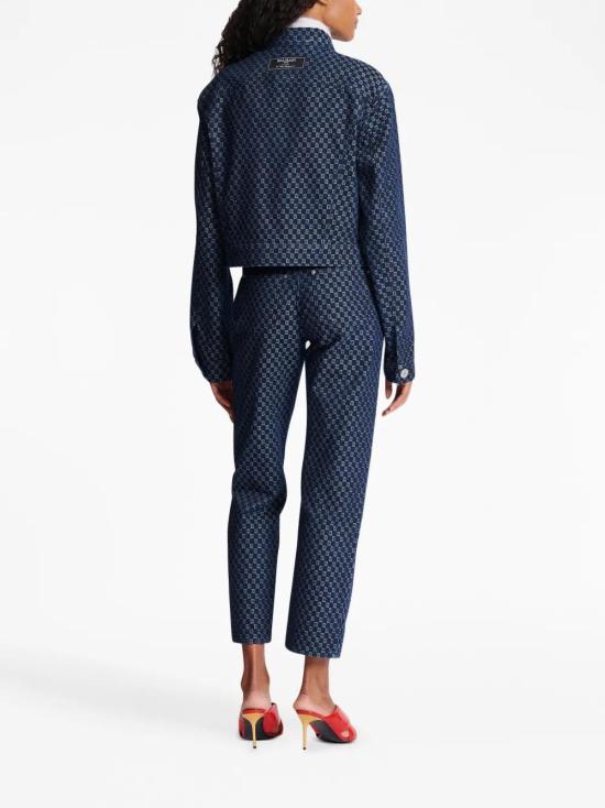  발망 데님 자켓 BF0TC110DD80 navy - BALMAIN