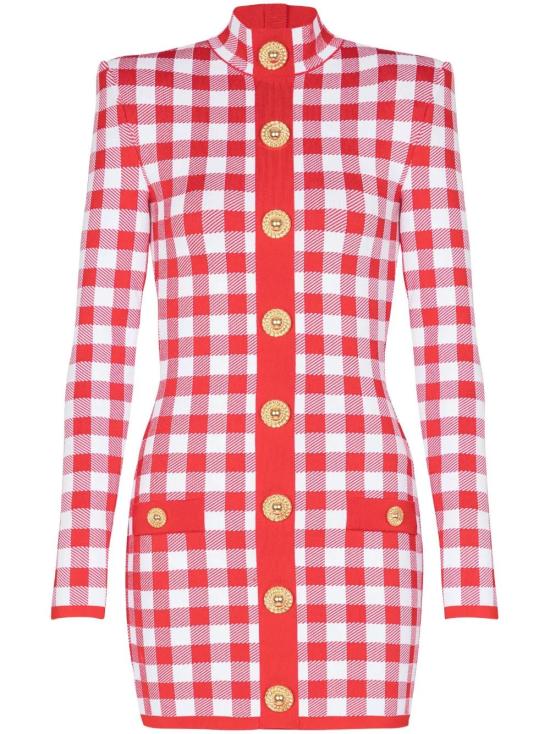  발망 미디 원피스 CF1R8019KF51 red