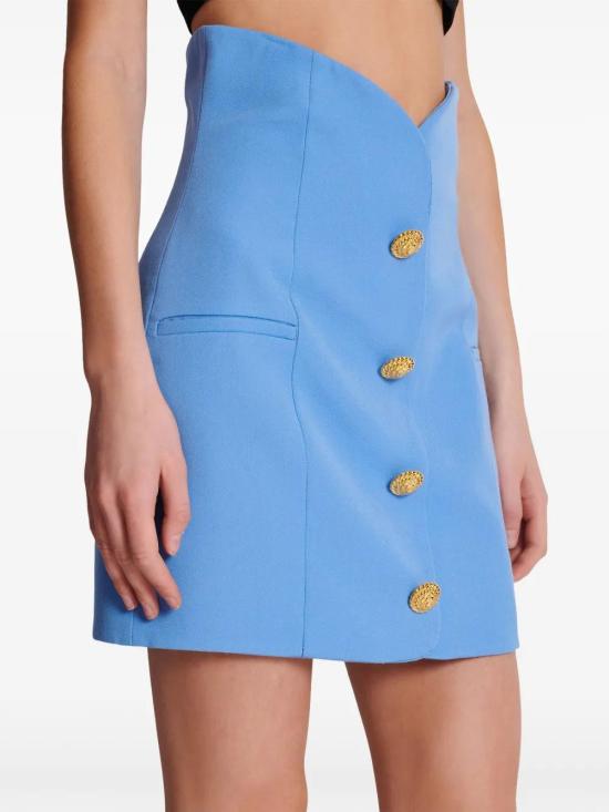  발망 미디 스커트 CF0LB027WC09 - BALMAIN