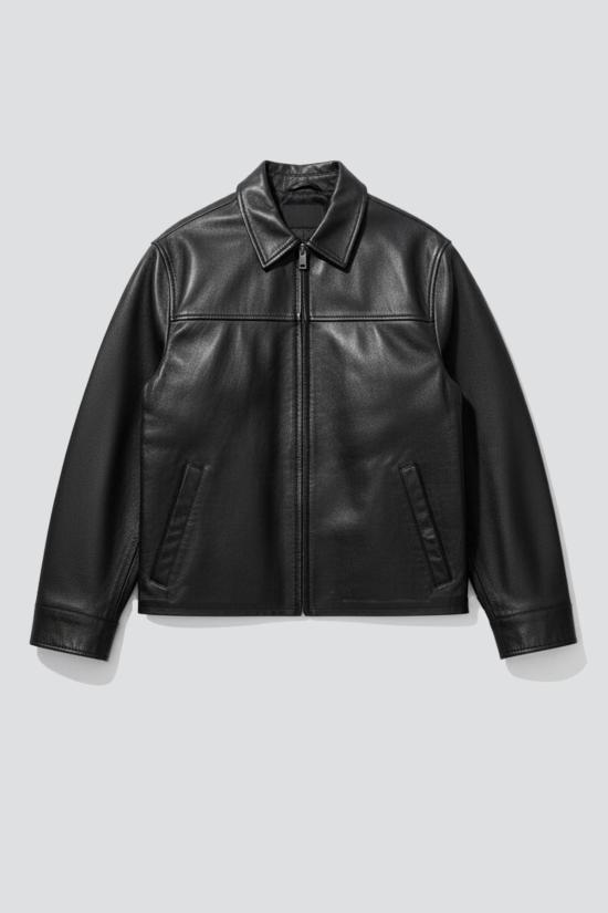  어셈블리 뉴욕 가죽 자켓 어셈블리 블랙 가죽 지퍼 재킷 - ASSEMBLY NEW YORK