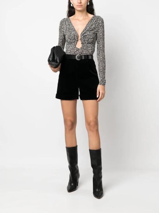  이자벨마랑 긴팔 티셔츠 HT0248FAA3K41I black - ISABEL MARANT