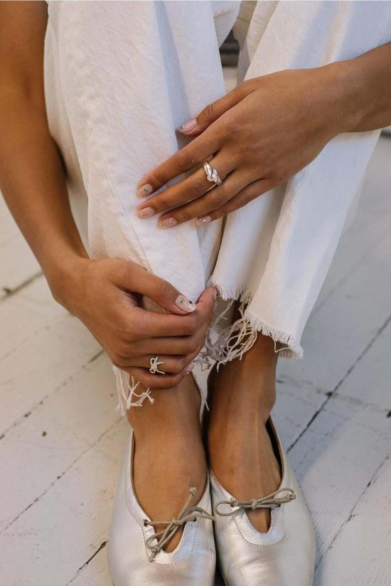  카라 유 반지 실버 히든 링 - KARA YOO