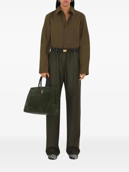  버버리 수트 팬츠 8099506 black - BURBERRY