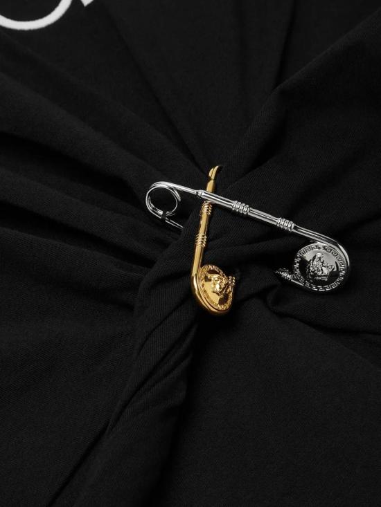  베르사체 반팔 티셔츠 10189711A13610 black - VERSACE