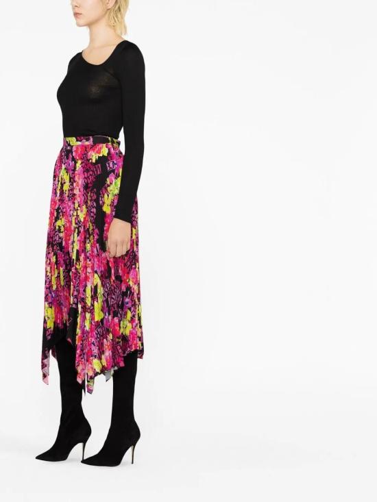  베르사체 미디 스커트 10087431A06392 multicolour - VERSACE