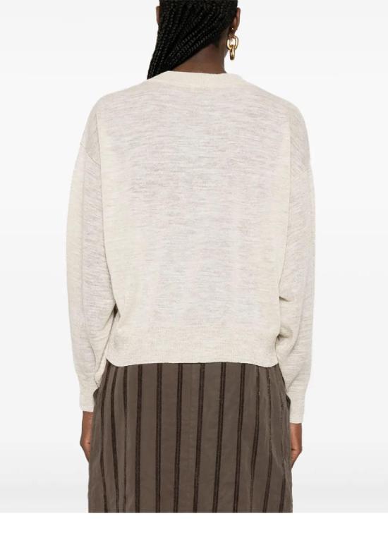 25SS 브루넬로 쿠치넬리 니트웨어 M8Q202912 C6894 NATURALE - BRUNELLO CUCINELLI