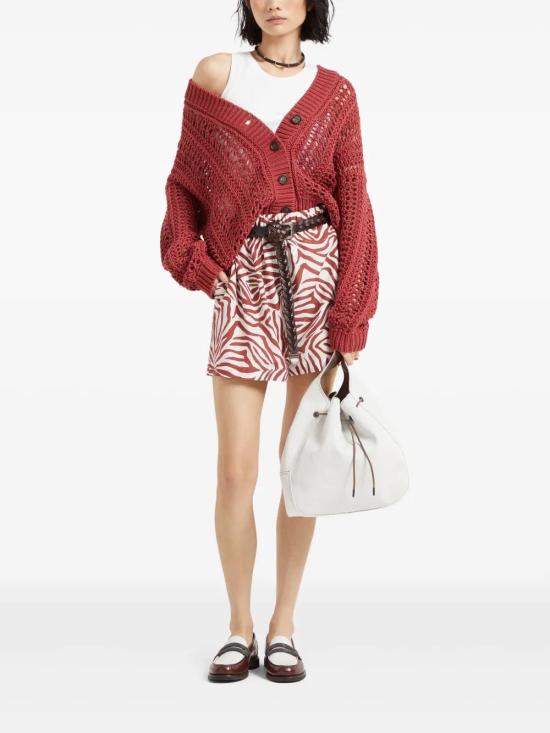  브루넬로 쿠치넬리 숏팬츠 MQ996RA499C004 - BRUNELLO CUCINELLI