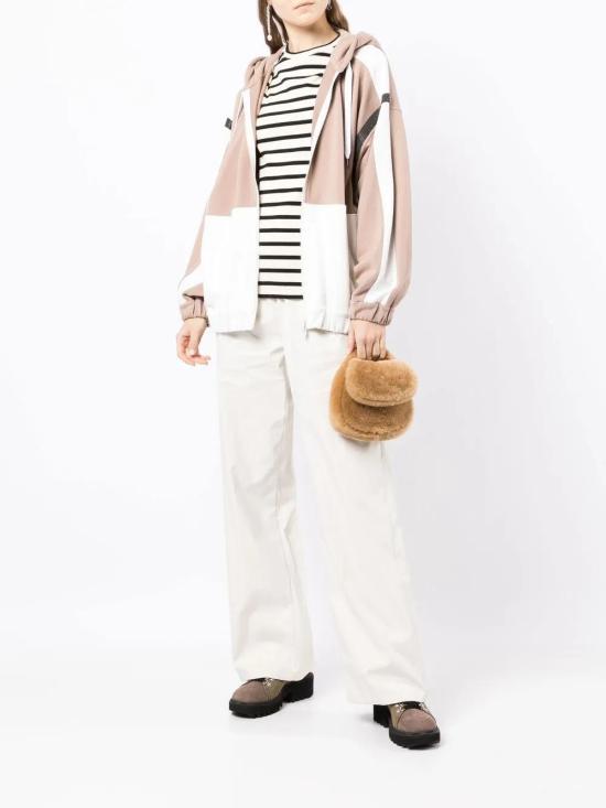  브루넬로 쿠치넬리 후드 티셔츠 MP05NSG306CKB60 ivory - BRUNELLO CUCINELLI