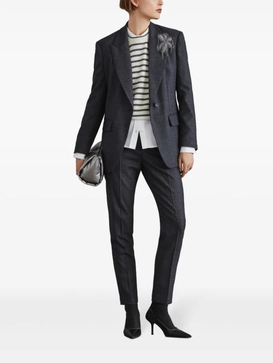  브루넬로 쿠치넬리 크롭 팬츠 MB116P8703C001 - BRUNELLO CUCINELLI