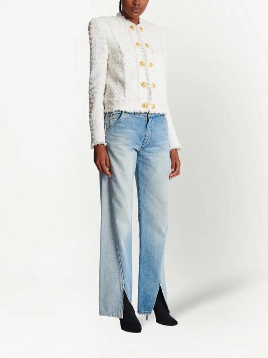  발망 자켓 AF1SK318XE36 white - BALMAIN