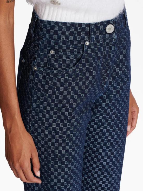  발망 데님 팬츠 BF0MI020DD80 - BALMAIN