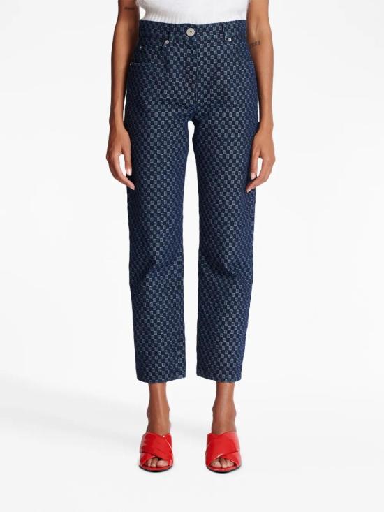  발망 데님 팬츠 BF0MI020DD80 - BALMAIN