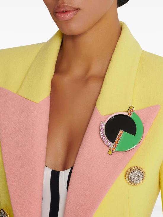  발망 브로치 DN1XM346MMES - BALMAIN