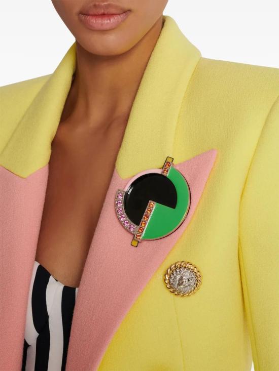  발망 브로치 DN1XM346MMES - BALMAIN