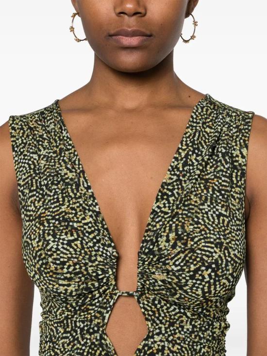  이자벨마랑 민소매 티셔츠 HT0384FAB1K02I green - ISABEL MARANT