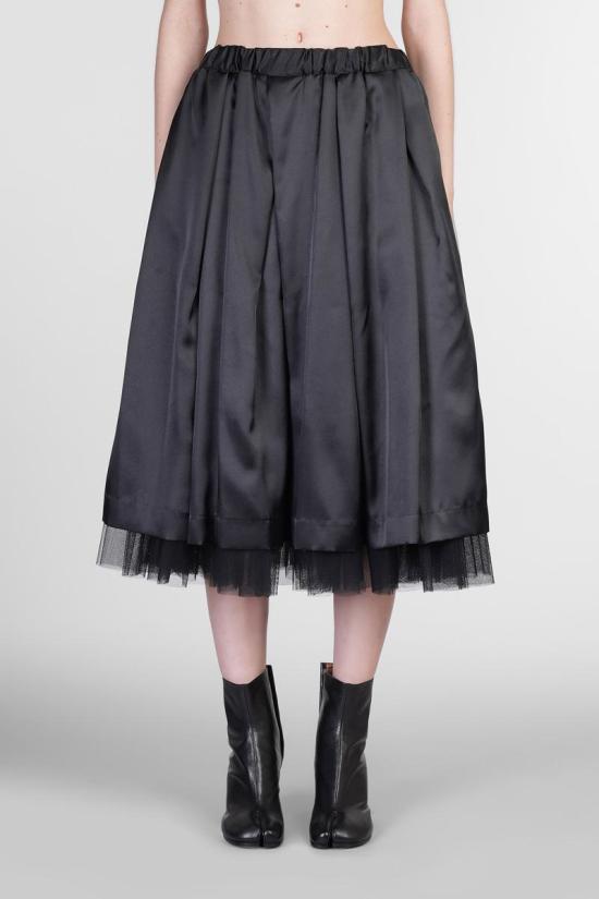 25SS 꼼데가르송 숏 스커트 417903 GO S005 S25 Black