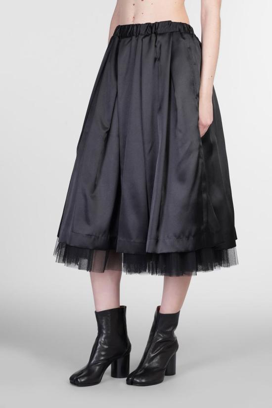 25SS 꼼데가르송 숏 스커트 417903 GO S005 S25 Black - COMME DES GARCONS