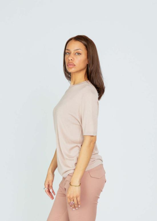  Brazeau Tricot 반팔 티셔츠 브라조 트리코 빅 티슈 니트 티셔츠 듄 - OTHER BRANDS