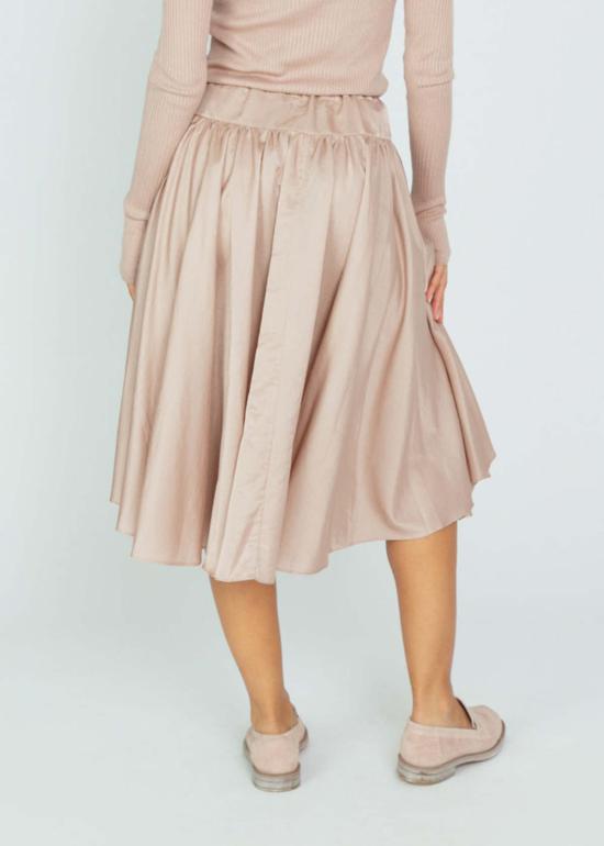  브라조 트리콧 미디 스커트 브라조 트리코 발레 스커트 클레이 - BRAZEAU TRICOT