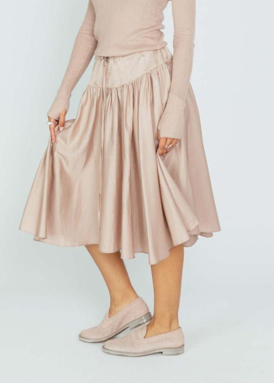  브라조 트리콧 미디 스커트 브라조 트리코 발레 스커트 클레이 - BRAZEAU TRICOT