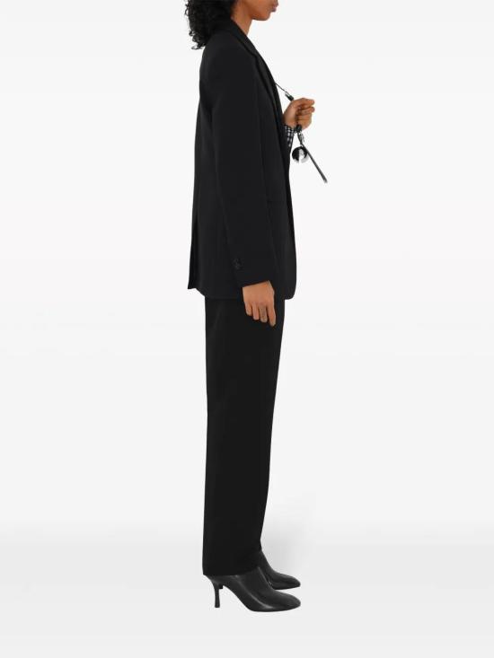  버버리 스트레이트 팬츠 8083929 black - BURBERRY