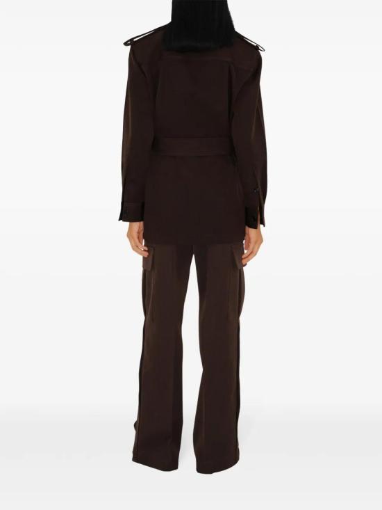  버버리 스트레이트 팬츠 8094945 brown - BURBERRY