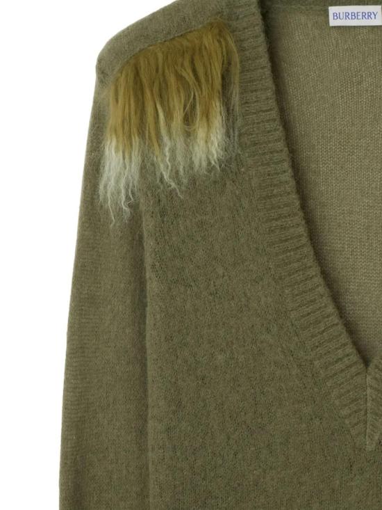  버버리 스웨터 8099436 olive green - BURBERRY