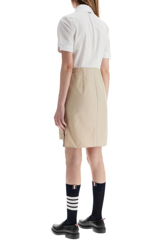  톰브라운 미디 원피스 251976DAB000002 250 khaki - THOM BROWNE