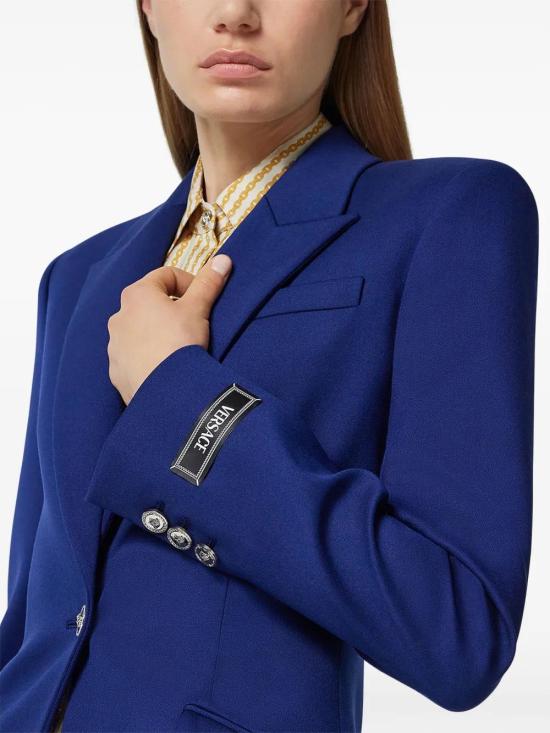  베르사체 수트 자켓 10180181A12258 navy - VERSACE