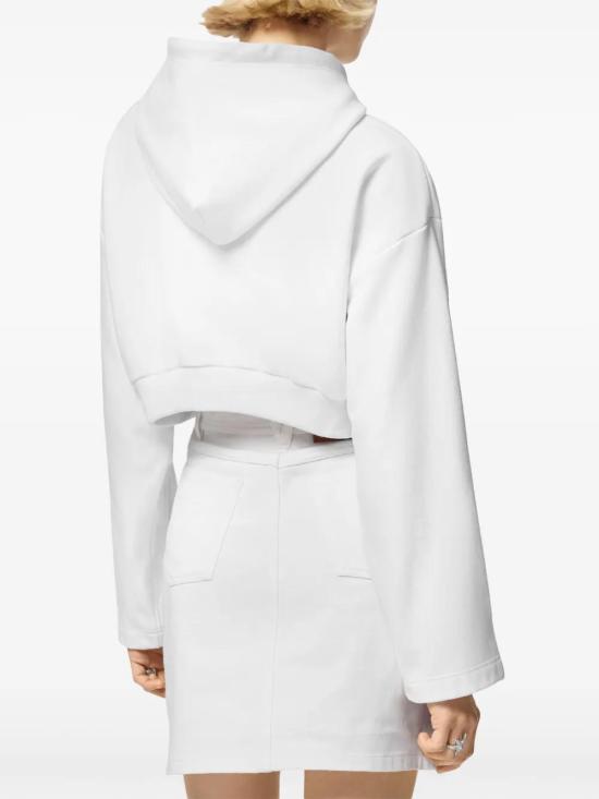  베르사체 후드 티셔츠 10165571A11721 white - VERSACE