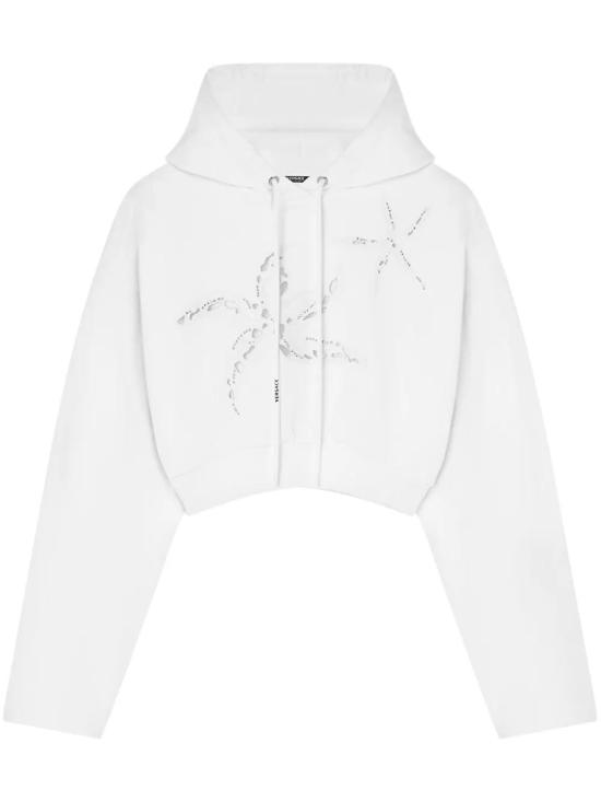  베르사체 후드 티셔츠 10165571A11721 white