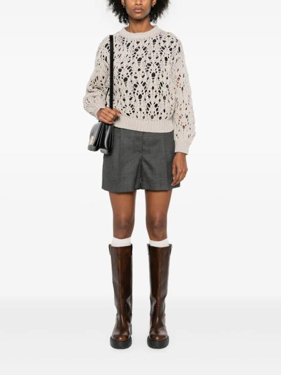  브루넬로 쿠치넬리 숏팬츠 MP573P8719C002 anthracite - BRUNELLO CUCINELLI