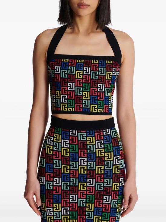  발망 스웨터 DF1AA001KG80 black - BALMAIN