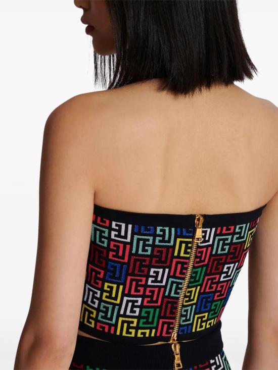  발망 스웨터 DF1AA001KG80 black - BALMAIN