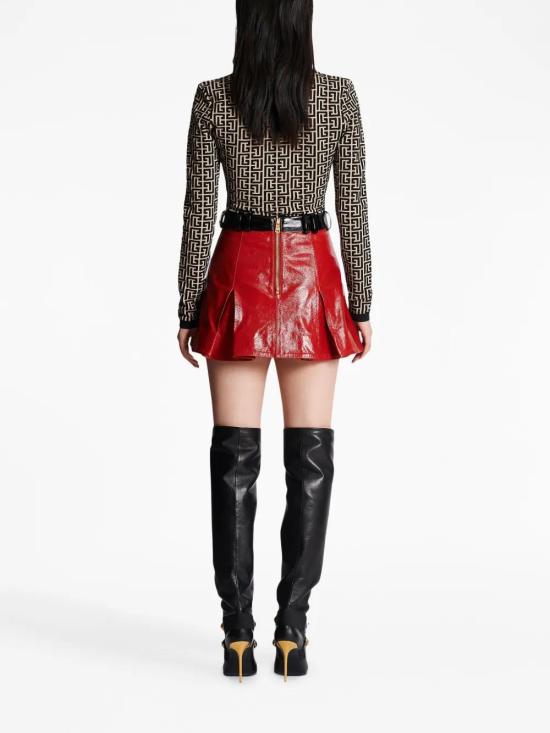  발망 숏 스커트 BF1LB870LB40 - BALMAIN