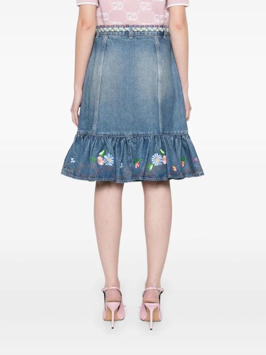  발렌티노 가라바니 미디 스커트 BDD19H94T - VALENTINO GARAVANI