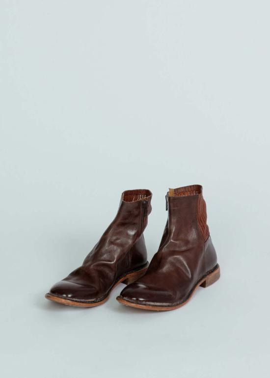  모마 뮬/슬리퍼 레더 가르다  다크 브라운 - MOMA