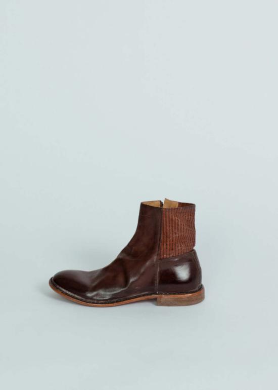  모마 뮬/슬리퍼 레더 가르다  다크 브라운 - MOMA