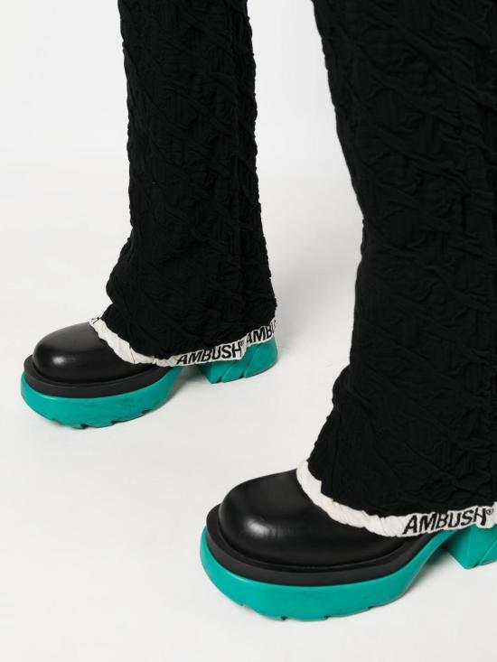  엠부시 스트레이트 팬츠 BWHG007F22KNI0011010 Black - AMBUSH